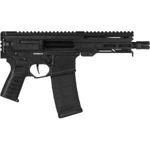 CMMG 55A938FAB Dissent  5.56x45mm NATO 30+1 6.50", Black Cerakote Rec, OEM Grip, Picatinny Buffer Adapter, Zeroed Drop-In Single Stage Trigger - Image 1