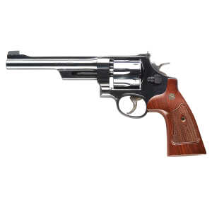 SMITH AND WESSON 27 357M/38S 6.5" 6RD BL/WD AS - Image 1