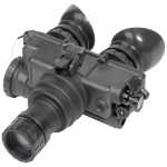 AGM Global Vision 12PV7123284111 PVS-7 3AW1 Night Vision Goggles Black 1x 27mm, Generation 3 White Phosphor Level 1, 64-72 Ip/mm Resolution White Filter - Image 1