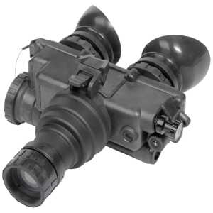 AGM Global Vision 12PV7123284111 PVS-7 3AW1 Night Vision Goggles Black 1x 27mm, Generation 3 White Phosphor Level 1, 64-72 Ip/mm Resolution White Filter