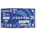 Federal 749 Champion Training Value Pack 22LR 36gr Lead Hollow Point 325 Per Box/10 Case - Image 1