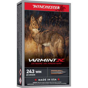 Winchester Ammo X243PXP Varmint X  243Win 65gr Extreme Point 20 Per Box/10 Case