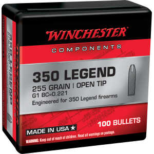 Winchester Ammo WB350L255X   350Legend 255gr Open Tip 100 Per Box/10 Case