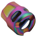 True Precision Inc TPYMICROS Micro Compensator Y-Type Spectrum 416R Stainless Steel 1/2"x28 Threads 9mm/380 ACP - Image 1