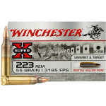 Winchester Super-X Rifle Ammo 223 Rem. 55 gr. BTHP 20 rd. - Image 1