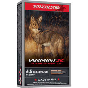 Winchester Ammo X65PXP Varmint X  6.5Creedmoor 95gr 20 Per Box/10 Case