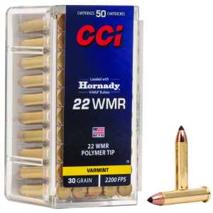 CCI 0073 VMAX  22WMR 30gr Hornady V-Max 50 Per Box/40 Case