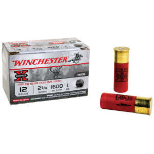 Winchester Ammo X12RS15VP Super X  12Gauge 2.75" 1oz Rifled Slug Shot 15 Per Box/10 Case
