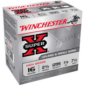 Winchester Ammo X16H7 Super X Heavy Game Load 16Gauge 2.75" 1 1/8oz 7.5Shot 25 Per Box/10 Case