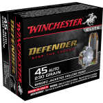 Winchester Defender Pistol Ammo 45 ACP 230 gr. Bonded Jacket HP 20 rd. - Image 1