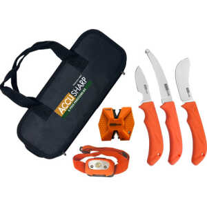 ACCUSHARP 6-PIECE PROCESSING - KIT W/SHARPENER & HEADLAMP