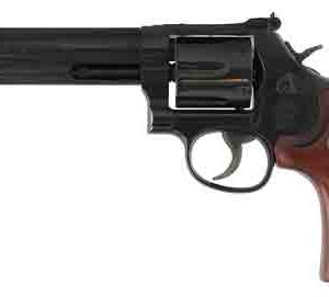 S&W 586 CLASSIC 357MAG 6" AS - 6-SHOT BLUED WOOD - Image 1
