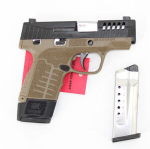 Savage Arms Stance 67040 MC9MS 9mm 3.2" 7+1/10+1 FDE w/