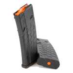 Sentry Hexmag Series 2 AR-15/M4/M16 Rifle Magazine Black with Orange Follower .223/5.56x45mm 10/rd - Image 1