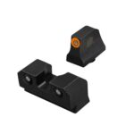 XS Sight Systems R3D 2.0 Suppressor Height Night Sights for Glock 20/21/29/30/30S/37/41 Orange Front with Black Rear - Image 1