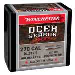 Winchester Deer Season XP Rifle Bullets 270 cal 130 gr 100/ct - Image 1