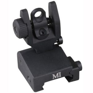 AR-15  FLIP-UP ADJUSTABLE MCTAR-SPLP REAR SIGHT BLACK