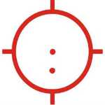 XPS2-2 HOLOGRAPHIC 68MOA RING 1 MOA RED DOTX2 RETICLE BLACK - Image 1