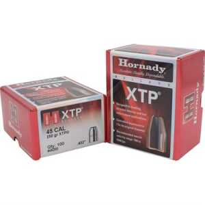 XTPÂ® 45 CALIBER (0.452'') 250GR JACKETED HOLLOW POINT 100/BOX