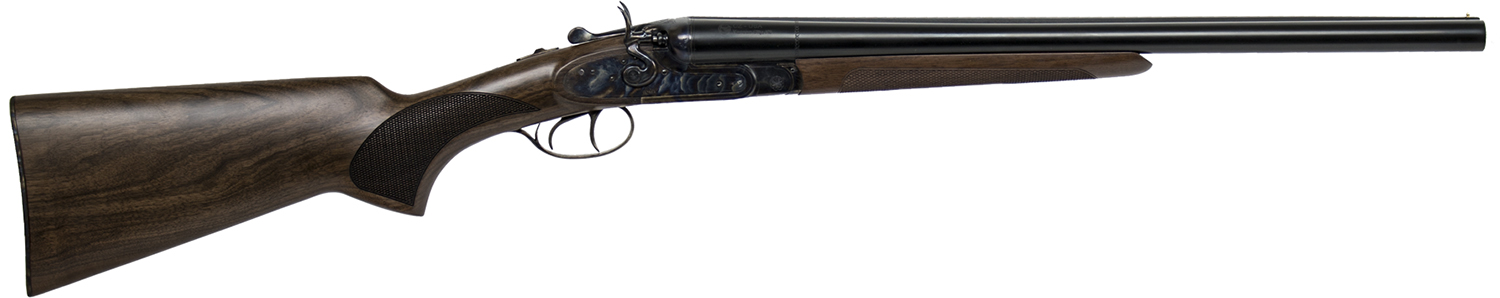 CZ-USA 06130 Hammer Coach  12 Gauge 2rd 3" 20" Black Chrome Barrel Color Case Hardened Rec Turkish Walnut Fixed Pistol Grip Stock Right Hand (Full Size) Includes Fixed Cylinder & Cylinder Chokes