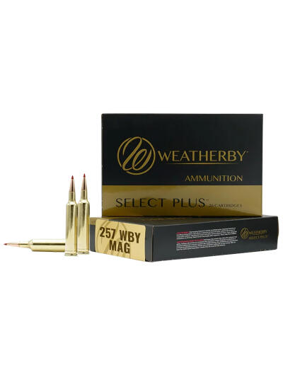 Weatherby B257100TTSX Select Plus  257WthbyMag 100gr Barnes Tipped TSX Lead Free 20 Per Box/10 Case
