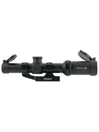 TruGlo TG8516TLR Omnia Tactical Black Anodized 1-6x24mm 30mm Tube Illuminated APTR Reticle