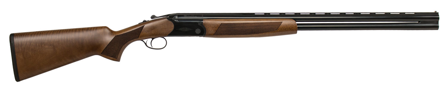 CZ-USA 06093 Drake  20 Gauge 3" 2rd 28" Barrel, Gloss Black Chrome Metal Finish, Turkish Walnut Fixed Pistol Grip Stock Includes 5 Chokes