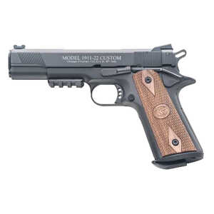 1911 Custom 22LR 5" BBL Blk,Wood Gp 2/10 - Image 1