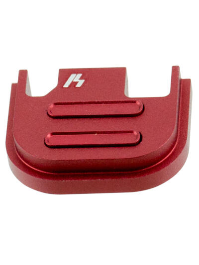 Strike Industries GSPV2RED V2 Slide Cover Plate Compatible w/Glock Gen1-4 Red Anodized Aluminum