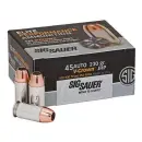 SIG SAUER AMMO 45 AUTO 230GR ELITE V-CROWN JHP BOX/50