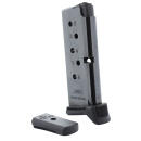 DuraMag 6X38141205RCPD Replacement  Black Detachable 6rd 380 ACP for Ruger LCP/LCP II