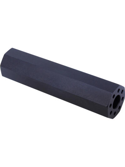 GUNTEC AR15 FAKE SUPPRESSOR - 4.5" 1/2X28 THREADS BLACK