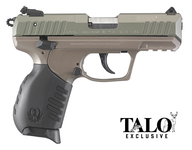 SR22 22LR 3.5" Jungle Grn/EliteEarth TALO