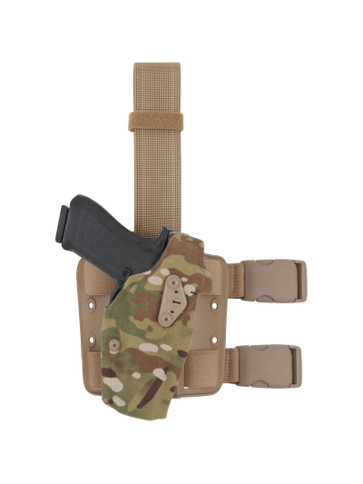 Model 6354DO ALS Optic Tactical Holster for Glock 17 Gens 1-4 w/ Light