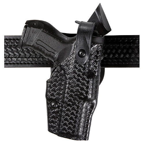Model 6360 ALS/SLS Mid-Ride, Level III Retention Duty Holster for Glock 20 Gens 1-4 w/ Light