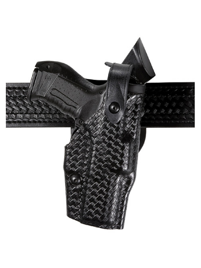 Model 6360 ALS/SLS Mid-Ride, Level III Retention Duty Holster for Glock 20 Gens 1-4 w/ Light