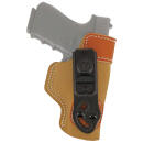 DeSantis Gunhide 106NA80Z0 Sof-Tuck  IWB Tan Leather/Suede Belt Clip Fits Glock 17 Right Hand