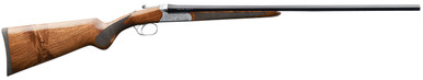 Charles Daly 930.339 500 Side By Side Shotgun 12 Gauge 28" 2 Rounds Engraved Silver Receiver/Gloss Blued/Walnut