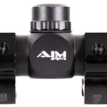 Aim Sports JTM432B Tactical Compact Black Anodized 4x 32mm 1" Tube Mil-Dot Reticle - Image 1