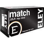 ELEY MATCH 22LR 40GR EPS - 50RD 100BX/CS - Image 1