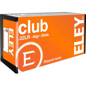ELEY CLUB 22LR 40GR RN - 50RD 100BX/CS