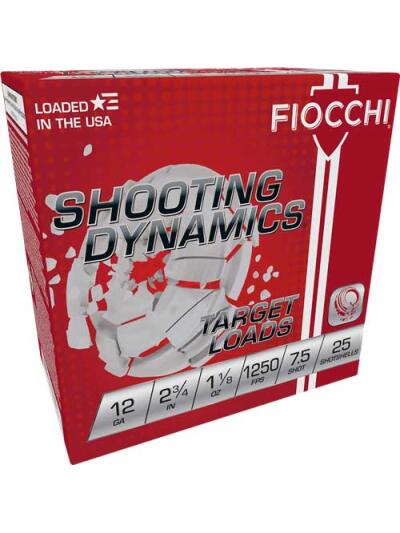 FIOCCHI 12GA 2.75" 1-1/8OZ - #7.5 1250FPS 250RD CASE LOT