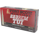 FORT SCOTT 223 REM 55GR TUI - SOLID COPPER 20RD 25BX/CS