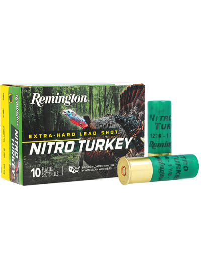 REMINGTON NITRO-TURKEY 12GA 3" - 1-7/8OZ #4 10RD 10BX/CS