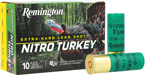 REMINGTON NITRO-TURKEY 12GA 3" - 1-7/8OZ #4 10RD 10BX/CS