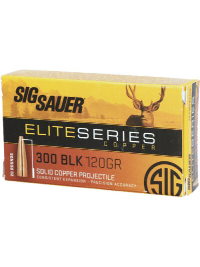 SIG AMMO 300 AAC 120GR OPEN - TIP MATCH 20RD 10BX/CS