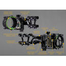 TROPHY RIDGE BOW SIGHT FIX 5 - 5-PIN .019 RH BLACK