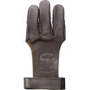 BEAR ARCHERY LEATHER SHOOTING - GLOVE 3-FINGER AMBIDEXTROUS LG