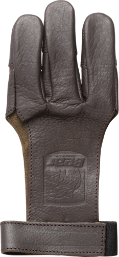 BEAR ARCHERY LEATHER SHOOTING - GLOVE 3-FINGER AMBIDEXTROUS LG