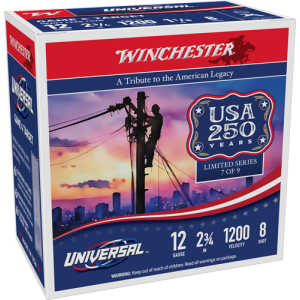 WINCHESTER LIGHT TARGET 12GA - 2.75" 1-1/8 #8 200RD CASE